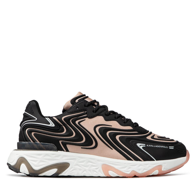 KARL LAGERFELD Sneakers KARL LAGERFELD KL62414 Black Synth Text W/Pink