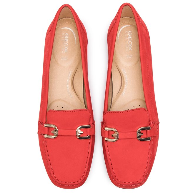 Mocassini Geox D Annytah Per Donna - Pelle, Suola Gomma, Colore Dark Avio - Foto 5