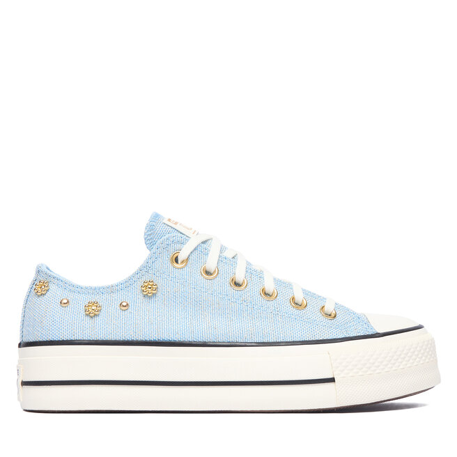 Trampki Converse Chuck Taylor All Star Heathered Glam A17596C Niebieski - kobiece