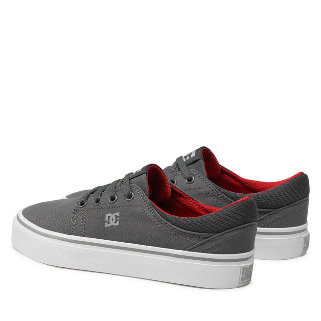 DC Πάνινα παπούτσια DC Trase Tx ADYS300656 Grey/Grey/Red (Xssr)