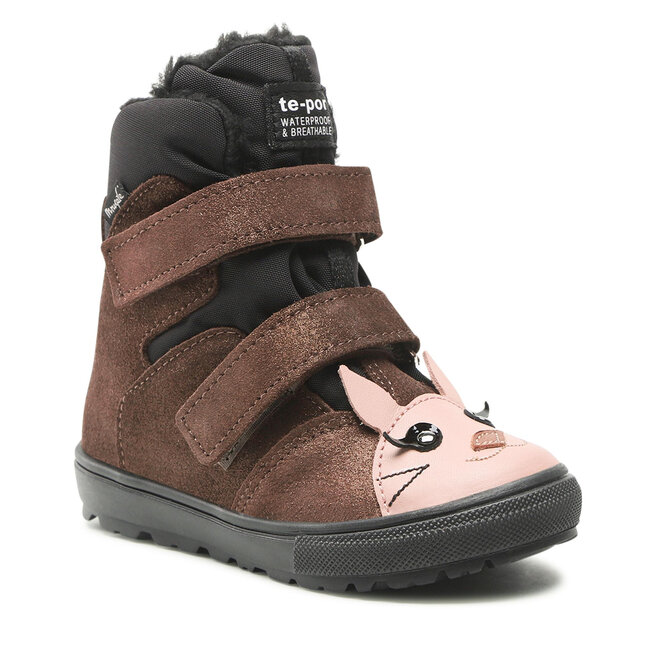 Cizme de zăpadă Mrugała Mali 7251/2-34 Bunny Mocca 7251/2-34 7251/2-34