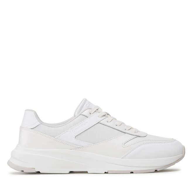 Calvin Klein Sneakers Calvin Klein Low Top Lace Up Mix HM0HM00901 White/Light Grey 0K8