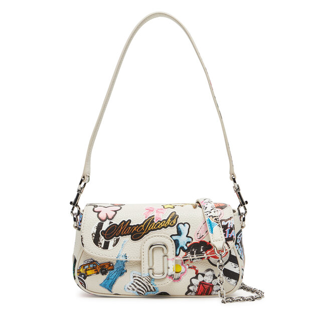 Torebka Marc Jacobs The Sticker Clover Shoulder Bag - Biały