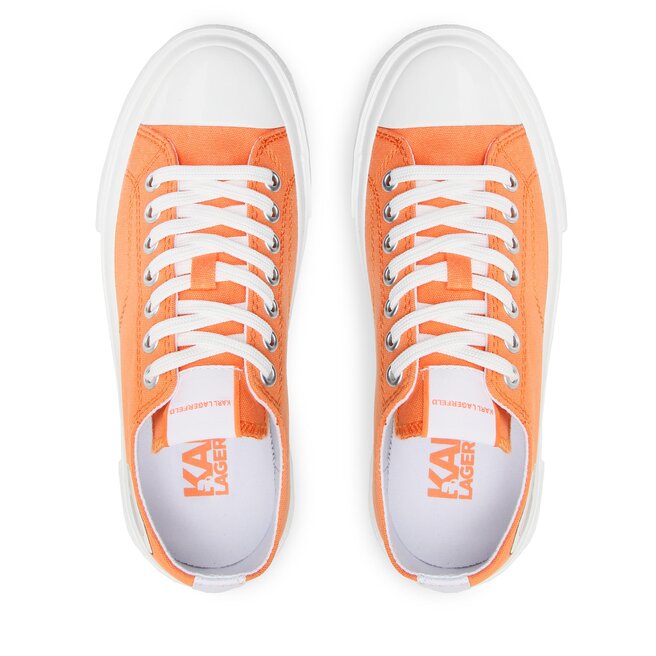 KARL LAGERFELD Кецове KARL LAGERFELD KL60316 Orange Canvas