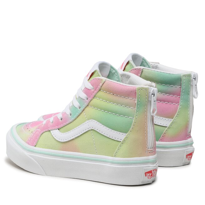 Vans Сникърси Vans Sk8-Hi Zip VN0A4BUXZQP1 Rainbow Suede Pastel Mult