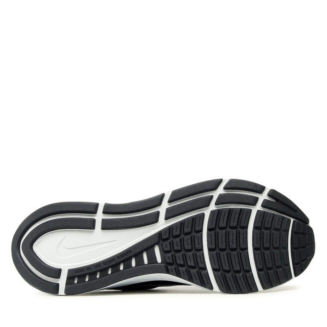 Nike Pantofi Nike Air Zoom Structure 24 DA8535 002 Black/Metallic Silver/Off Noir