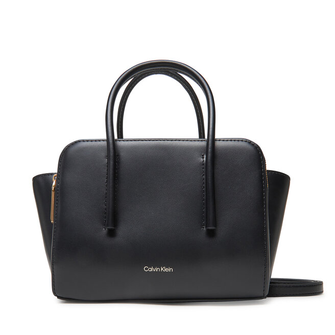 Torebka Calvin Klein Carryall Micro Leather Tote - Czarny