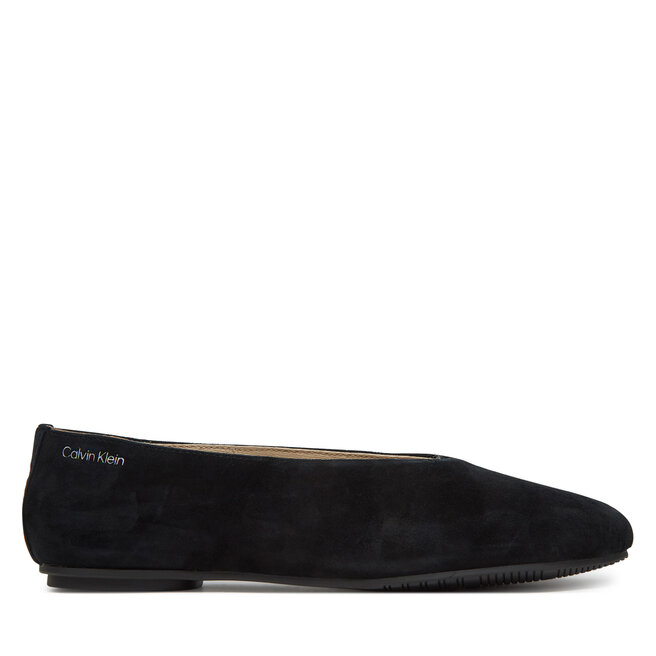 Baleriny Calvin Klein Ballerina Round Hw Sue - Czarny