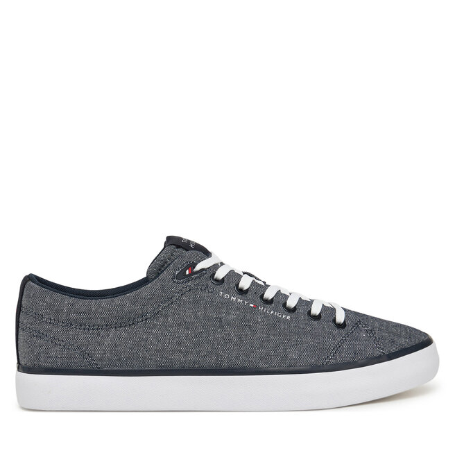 Tenisówki Tommy Hilfiger Th Hi Vulc Low Core Chambray - Niebieski