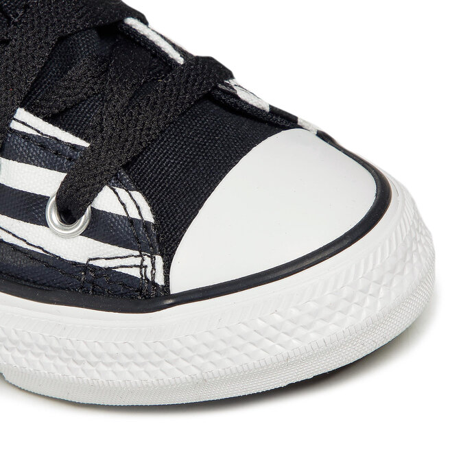 Converse Plátenky Converse Ctas Hi 372729C White/Black/Gold