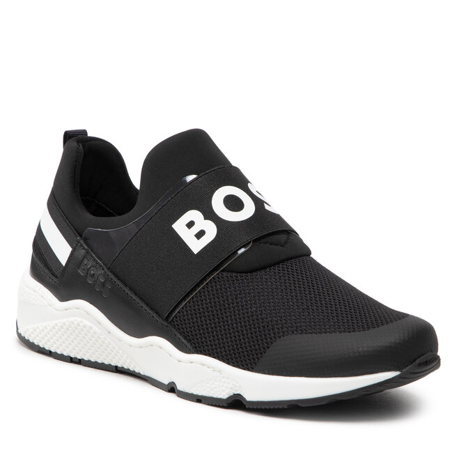 Sneakers Boss J29295 S Black 09B 09B imagine noua gjx.ro