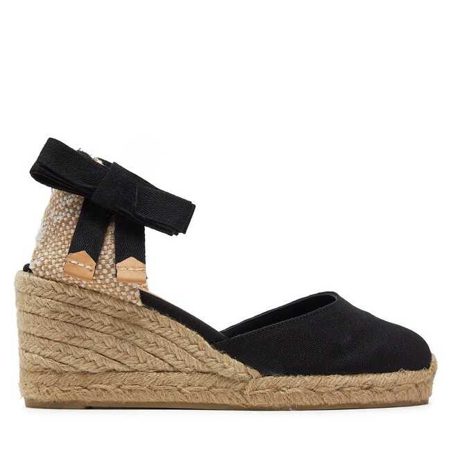 Espadryle Castañer Carina/6/001 - Czarny
