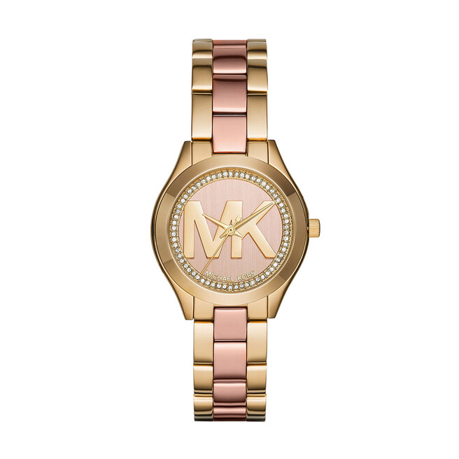 michael kors mini slim runway watch gold