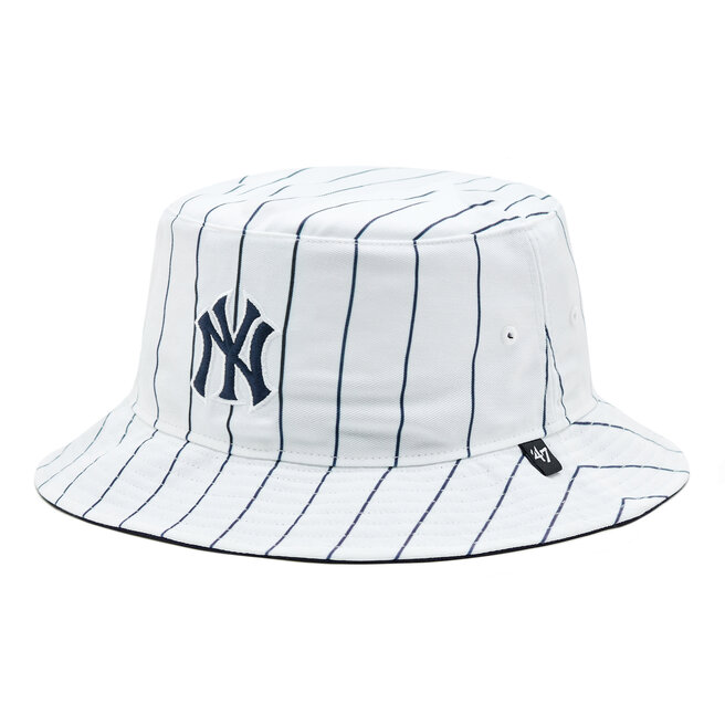 Czapka z daszkiem 47 Brand MLB New York Yankees Pinstriped '47 BUCKET - Granatowy