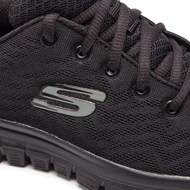 Skechers Pantofi Skechers Get Connected 12615/BBK Black