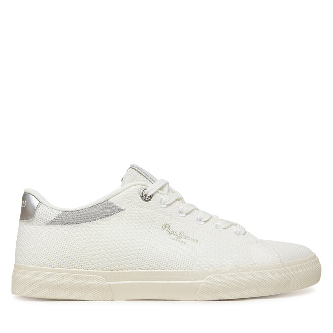 Sneakersy Pepe Jeans Kenton Knit - Biały