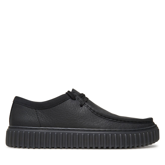 Półbuty Clarks Torhill Lo - Czarny