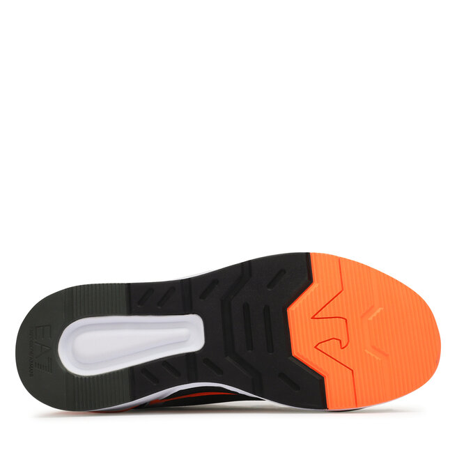 EA7 Emporio Armani Sneakersy EA7 Emporio Armani X8X070 XK165 S918 Blk+Duff.Bag+Oran.Fl