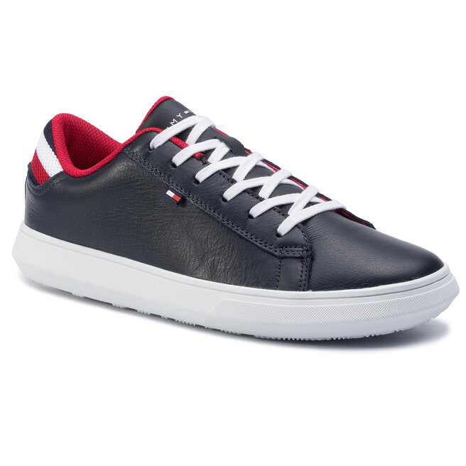 Tommy hilfiger essential leather detail cupsole store