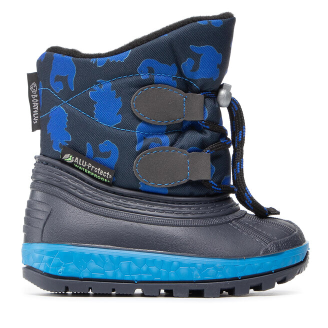 Śniegowce Boatilus Kd Joggy Sport Lace NJ09 - Granatowy