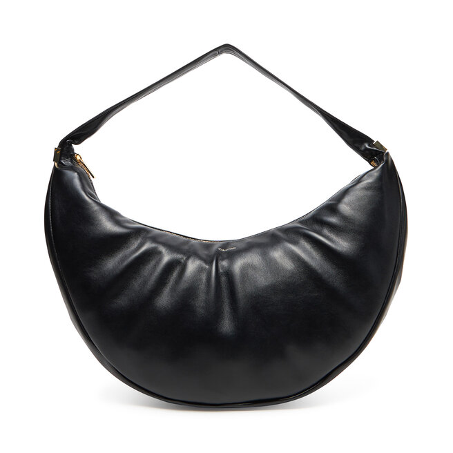 Torebka Calvin Klein Pinched Soft Crescent Lg - Czarny