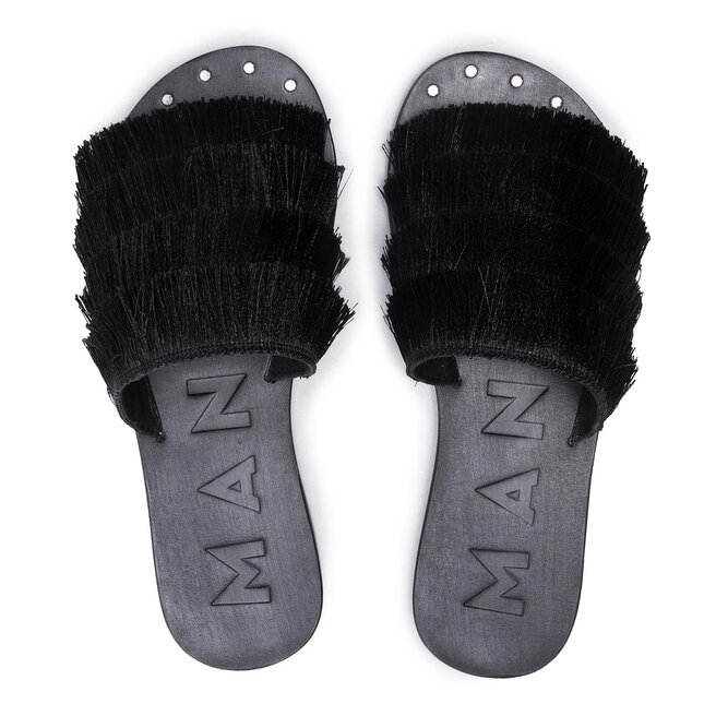 Manebi Чехли Manebi Leather Sandals S 2.5 Y0 Black