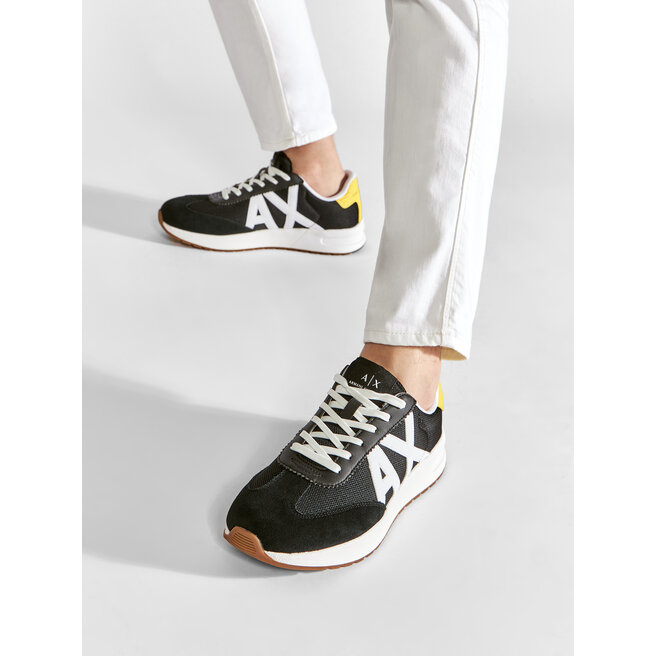 Armani Exchange Sneakers Armani Exchange XUX071 XV527 K673 Black/Op.Wht/Yellow