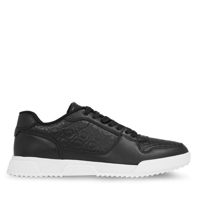 Sneakersy Calvin Klein Low Top Lace Up Mono - Czarny