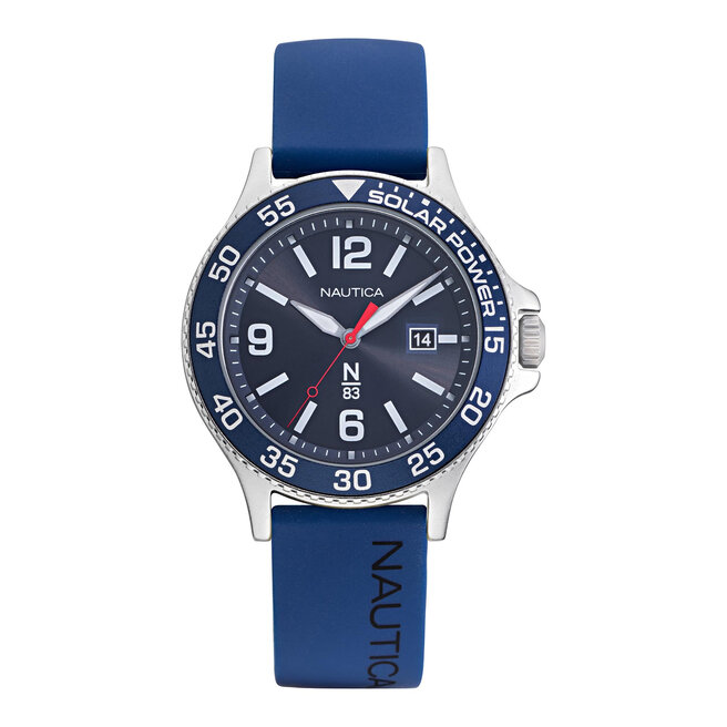 nautica n83 men's cocoa beach solar watch