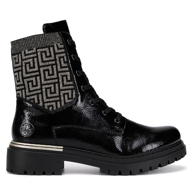 Trzewiki Rieker 72607-00 Czarny - kobiece