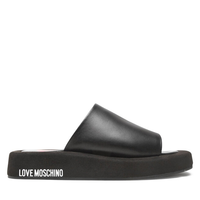 embrace I was surprised loyalty Șlapi LOVE MOSCHINO JA28263G0EIE100A Nero/Cam.Nero • Www.epantofi.ro