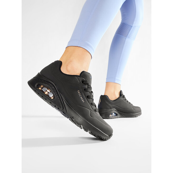 Skechers Sneakersy Skechers Uno-Stand On Air 73690/BBK Black