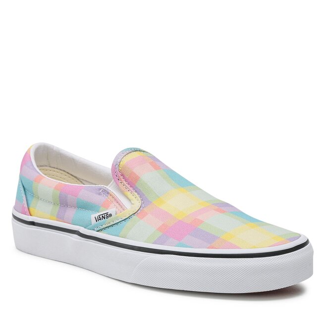 Pastel vans shop slip on