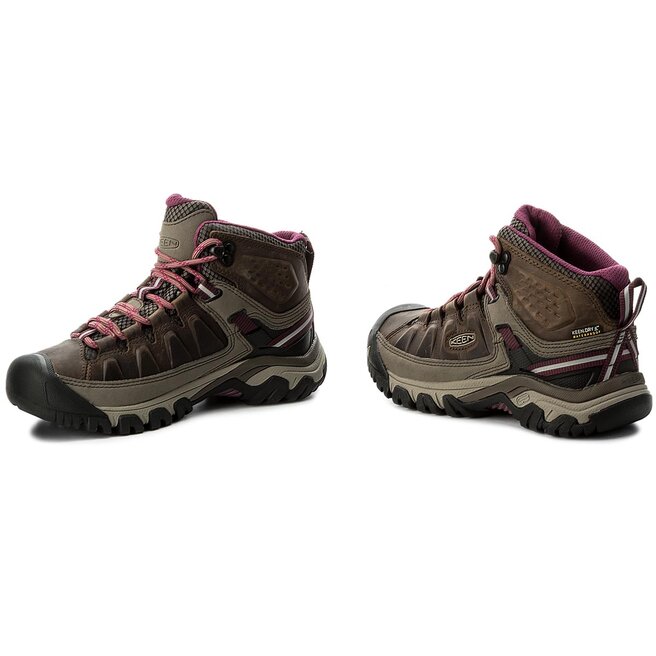 Keen Bakancs Keen Targhee III Mid Wp 1018178 Weiss/Boysenberry