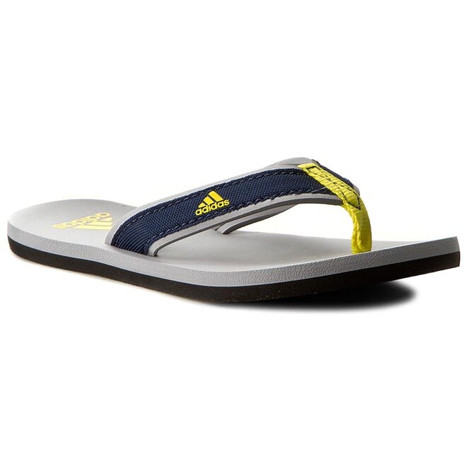 Zehentrenner adidas Beach Thong K S80628 Grey Conavy Byello