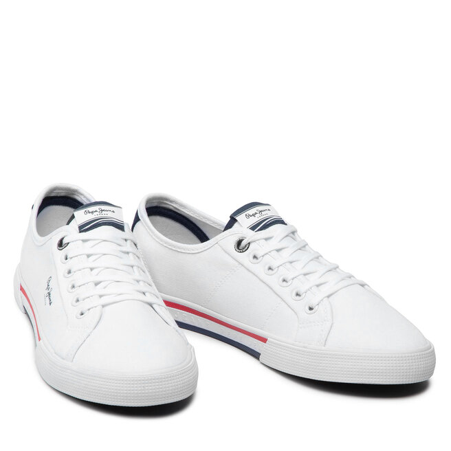 Pepe Jeans Teniszcipő Pepe Jeans Brady Men Basic PMS30816 White 800