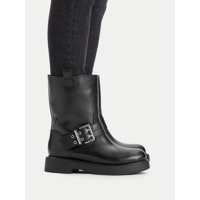 Botki LOVE MOSCHINO JA24064G1NIA000A35 Czarny - kobiece