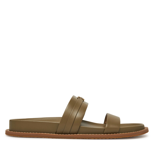 Klapki MICHAEL Michael Kors Mandy Flat Sandal - Zielony