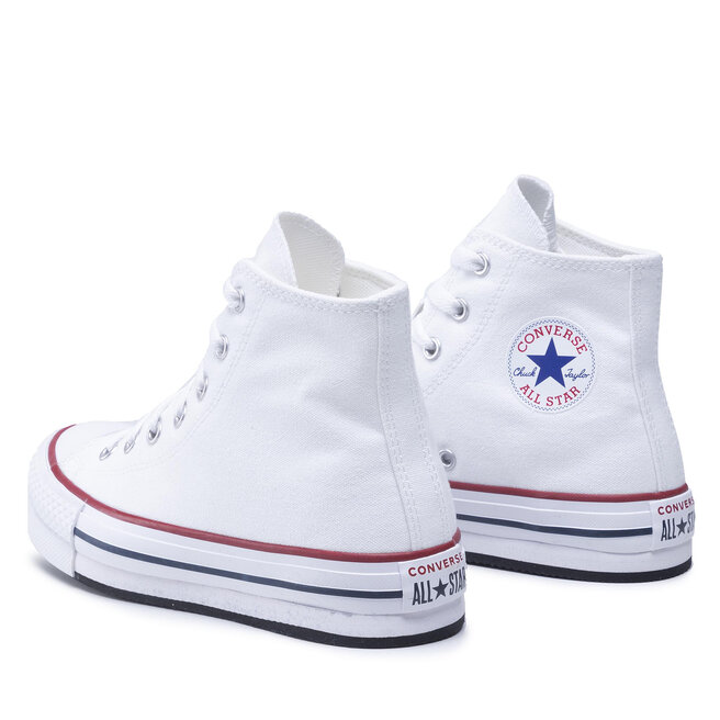 Converse Кецове Converse Ctas Eva Lift Hi 272856C White/Garnet/Navy