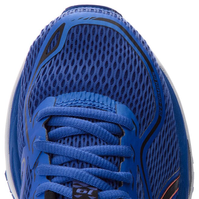 Batai Asics Gel-Cumulus 19 T7B8N Blue Purple/Black/Flash Coral 4890 •  Www.eavalyne.lt