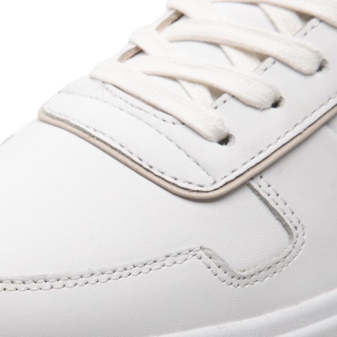 Calvin Klein Sneakersy Calvin Klein Low Top Lace Up HM0HM00549 White/Stony Beige 0K6