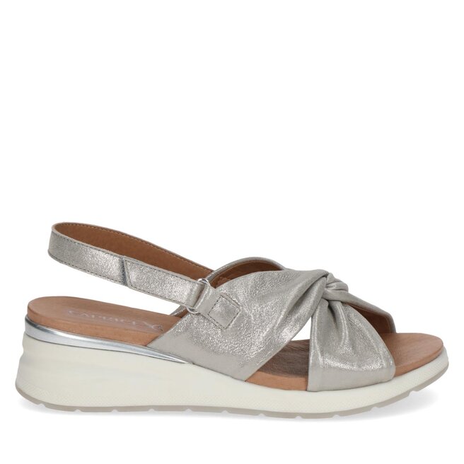CAPRICE Damen Sandale Mit Absatz – Bequeme G-Weite Sandalette Mit Memory Foam & Antishock-Technologie | Für Sommer & Freizeit