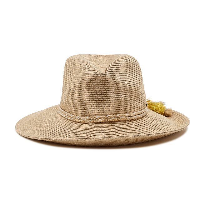 Seafolly Cappello Seafolly Shady Lady Collapsible Fedora 71299-HT Gold