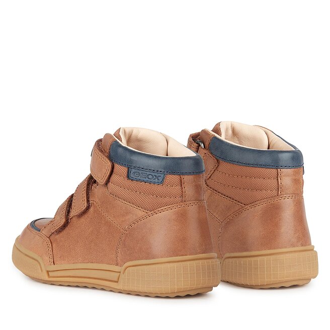Geox Sneakers Geox J Poseido Boy J16BCB 0CLFU C6N4E S Cognac/Blue
