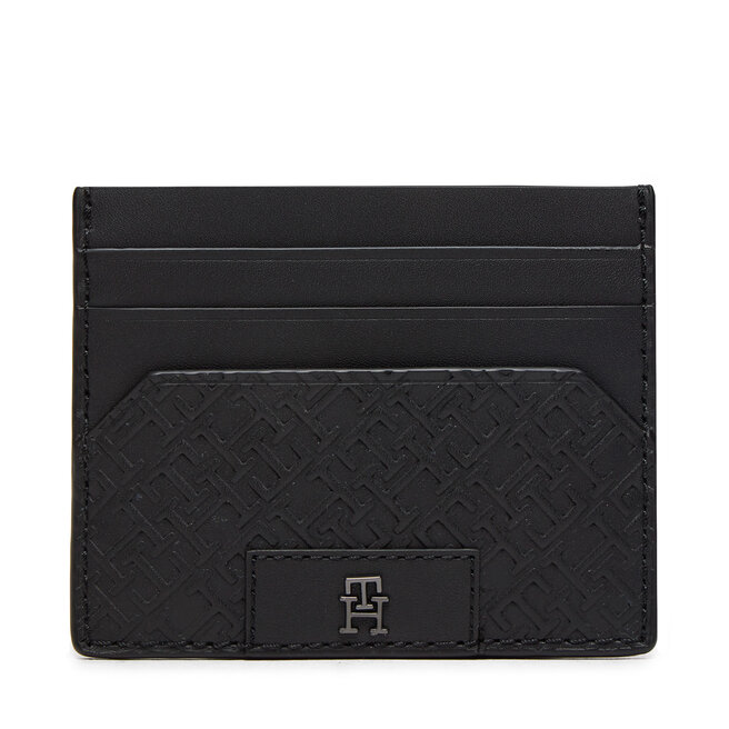 Etui na karty kredytowe Tommy Hilfiger Th Monogram Cc Holder - Czarny