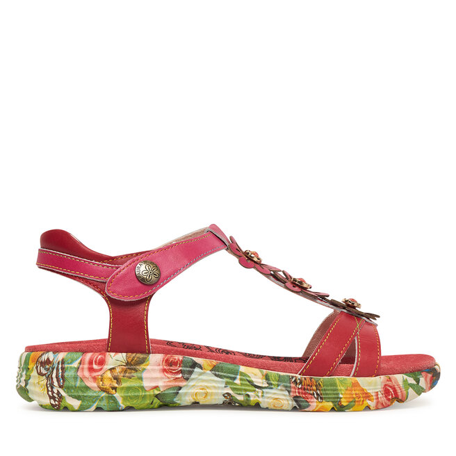 Sandały Laura Vita Sanao 54 Czerwony - kobiece