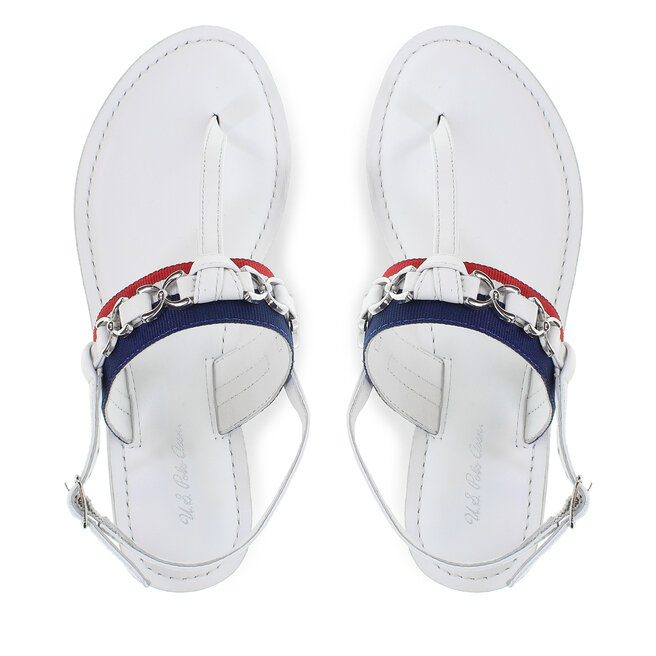 U.S. Polo Assn. Sandalen U.S. Polo Assn. Linda LINDA002 WHI-RED01