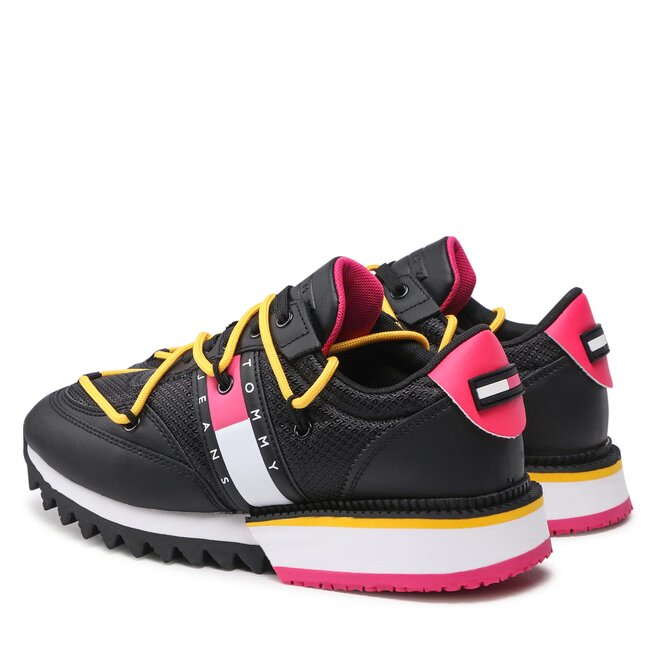 Tommy Jeans Sneakersy Tommy Jeans Sneaker Cleated EN0EN02056 Black 0GJ