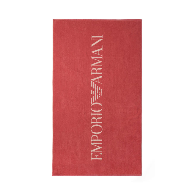 Ręcznik plażowy Emporio Armani EX000019 AF20424 UA303 Różowy ciemny -