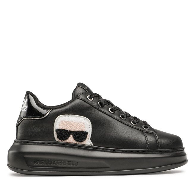 KARL LAGERFELD Сникърси KARL LAGERFELD KL62530W Black Lthr/Mono